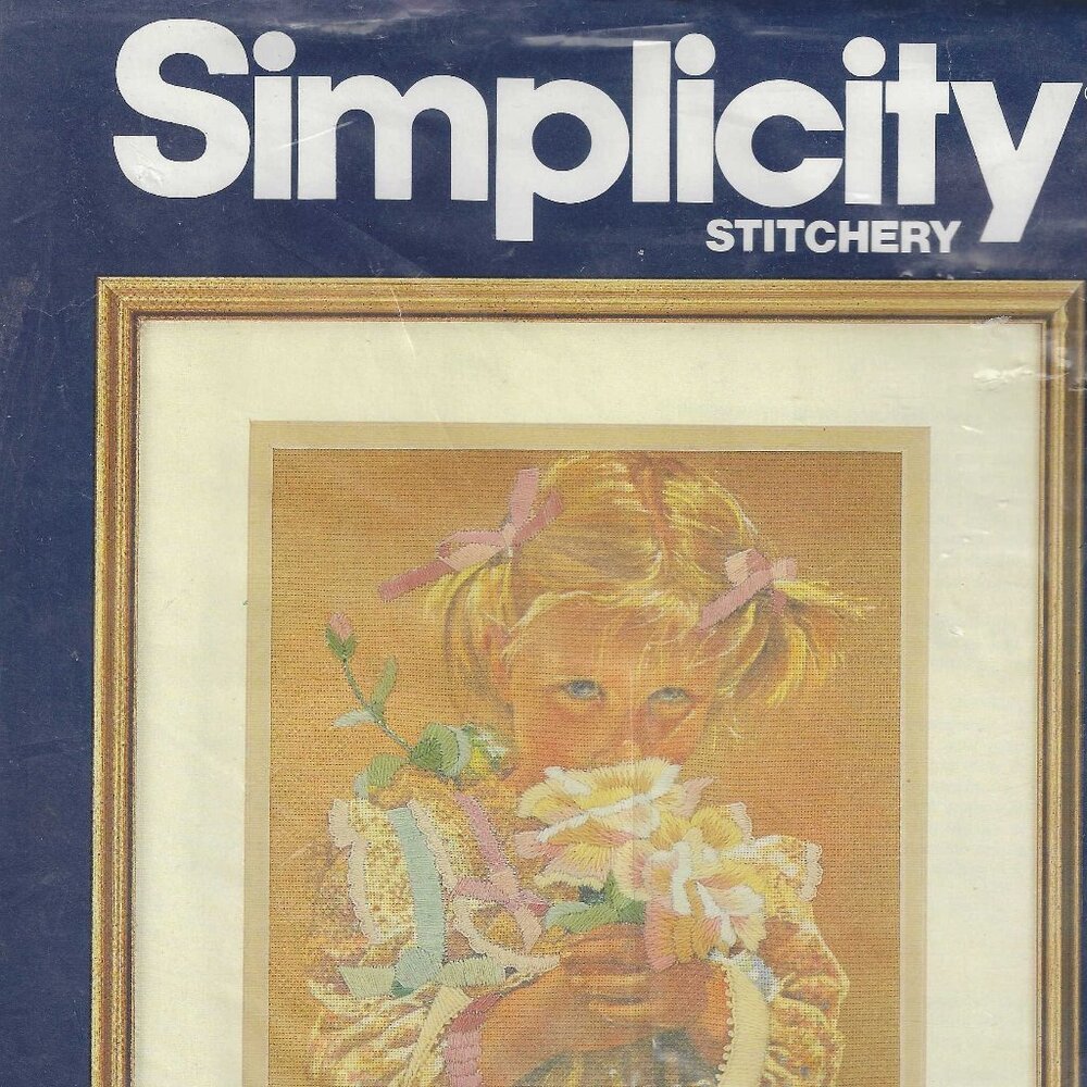 Simplicity Stitchery "Jordan at the Wedding" Crewel Embroidery Kit - Unopened